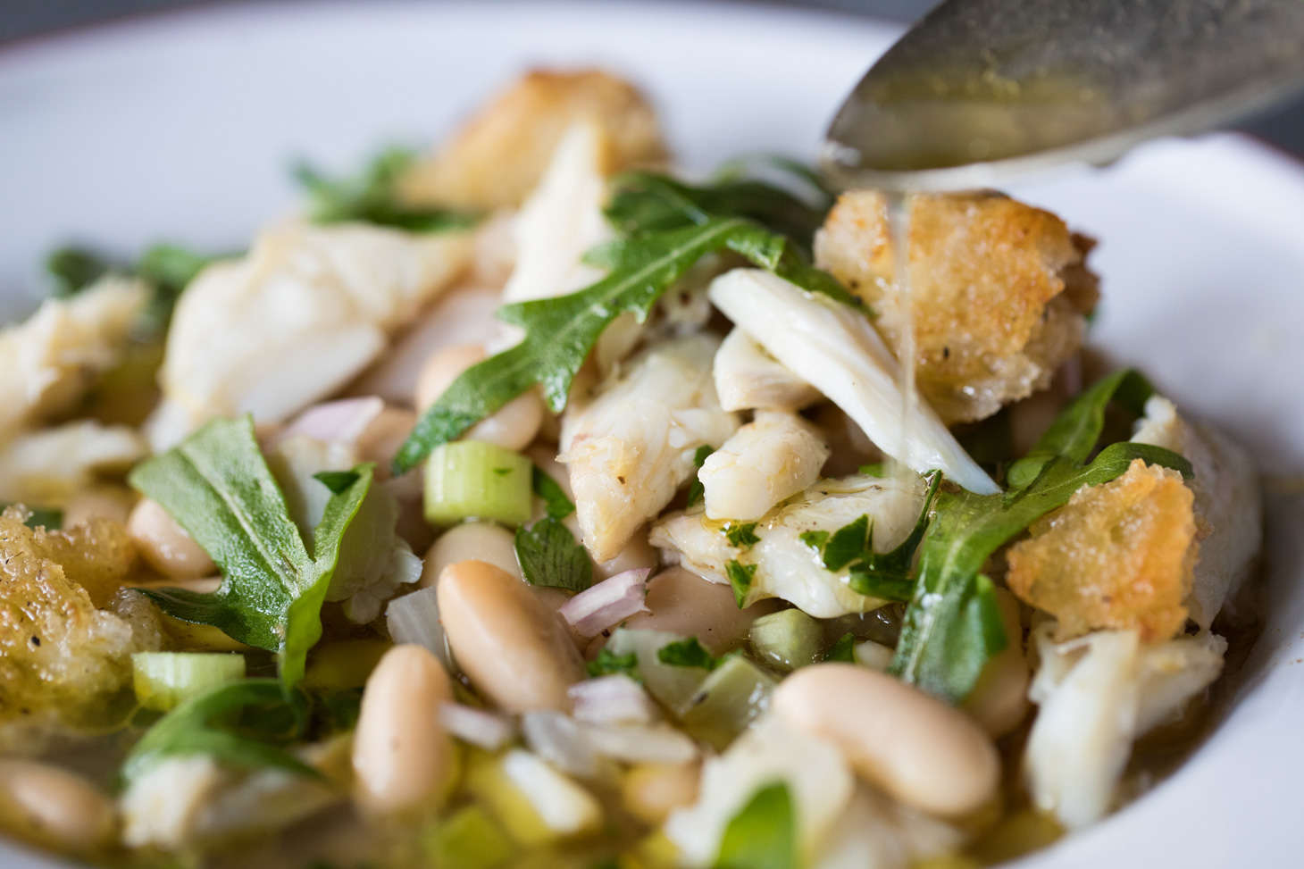 Recipe Easy Crab and Citrus White Bean Bowl ChickfilA